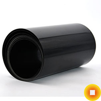 Листовой PVC 1.5х2000х3000 мм черный 