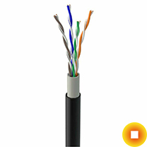 Сетевой кабель для адаптера питания 0,4х2 мм U/UTP Cu Stranded PE