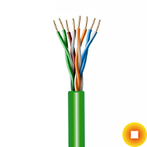 Сетевой кабель для компьютера 0,57х2 мм U/UTP Cu Stranded PVC