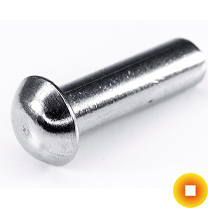 Заклёпки алюминиевые для металла 7х20 мм Д18П ГОСТ 14801-85